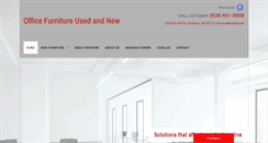 Desktop Screenshot of officefurnitureusedandnew.com