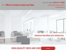 Tablet Screenshot of officefurnitureusedandnew.com